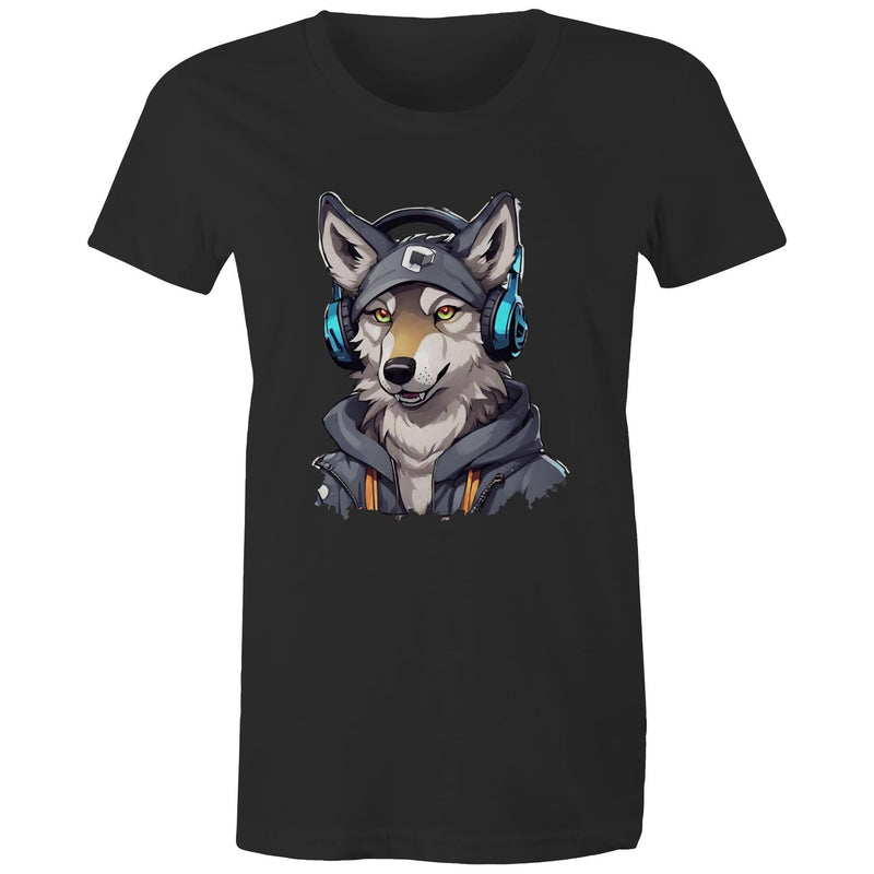 Gaming Wolf AS Colour Women's Maple Organic Tee Ogo Merch