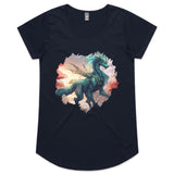 Beautiful Dragon AS Colour Mali Women's Scoop Neck TShirt