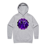 Shining Purple Dragon AS Colour Women's Supply Hood