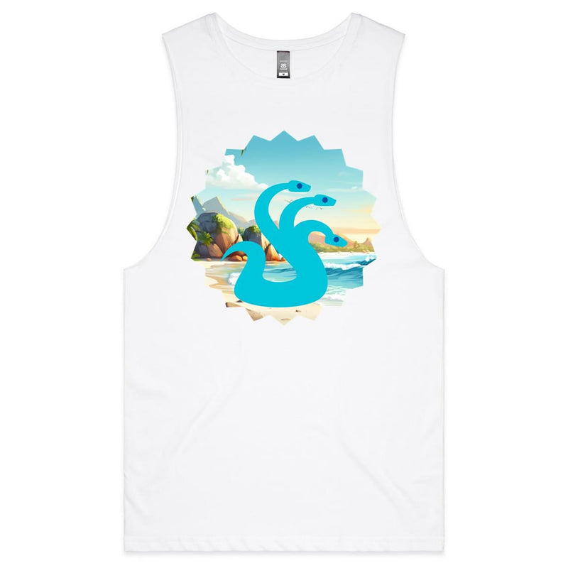Beach Hydra AS Colour Barnard Mens Tank Top Tee Ogo Merch