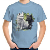 Two Wolves AS Colour Kids Youth T-Shirt