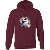 Penguin AS Colour Stencil Pocket Hoodie Sweatshirt