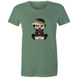 Meerkat in Cap AS Colour - Women's Maple Tee