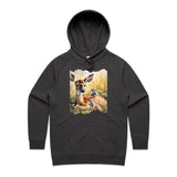 Deer and Meerkats AS Colour - Women's Supply Hood