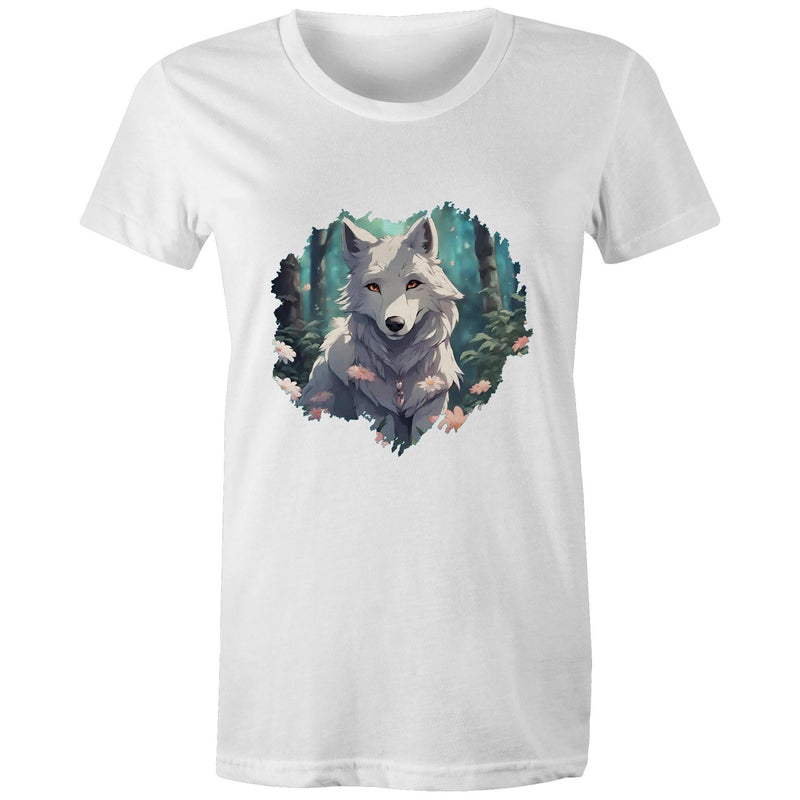 Wolf AS Colour Women's Maple Organic Tee Ogo Merch