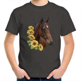 Sunflower Horse AS Colour Kids Youth T-Shirt