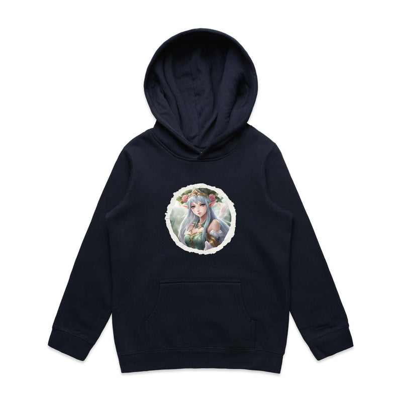 Framed Elf AS Colour - Youth Supply Hood Ogo Merch