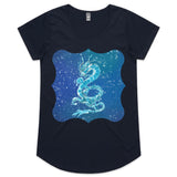 Blue Dragon Womens Scoop Neck TShirt