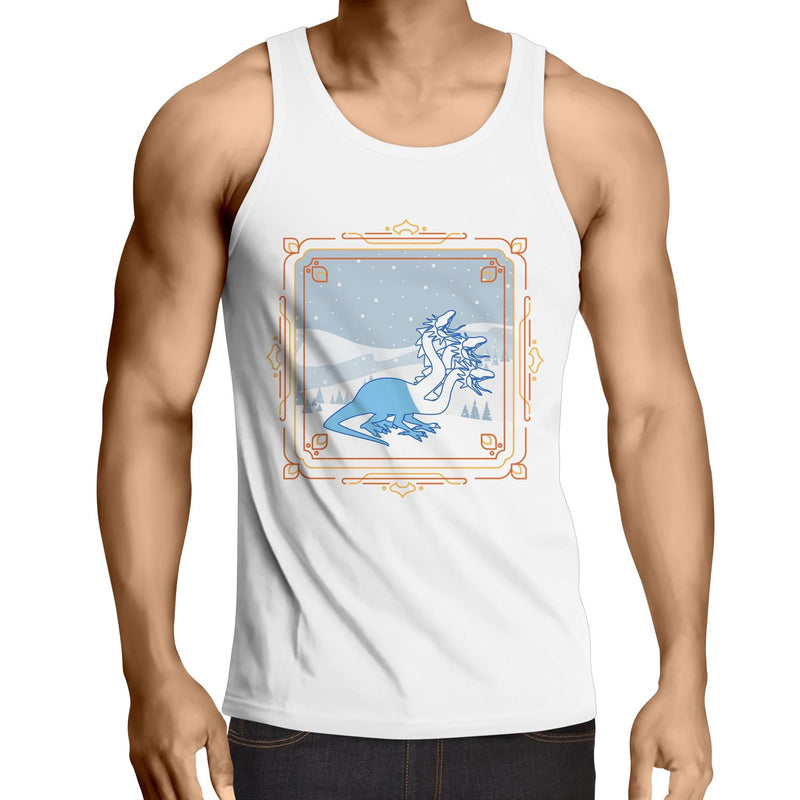 Snow Hydra AS Colour Lowdown Mens Singlet Top Ogo Merch