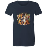 Baby Tigers AS Colour - Women's Maple Tee