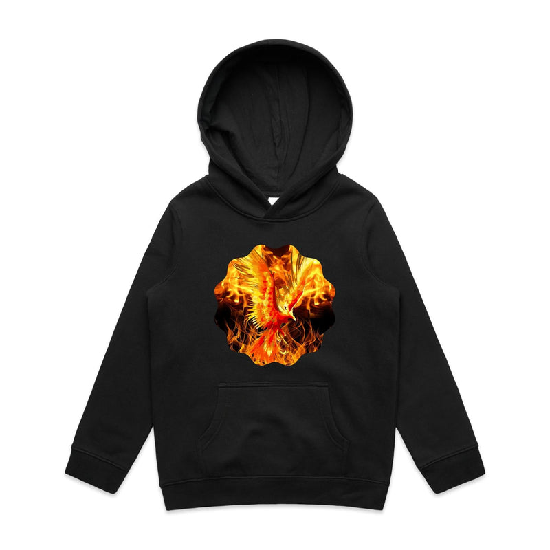 Flaming Phoenix AS Colour Youth Supply Hood Ogo Merch