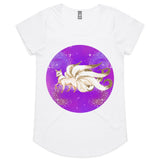 Shining Nine Tailed Fox Womens Scoop Neck TShirt