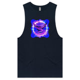 Eagle in Swirl AS Colour Barnard - Mens Tank Top Tee