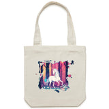 Unicorn AS Colour Carrie Canvas Tote Bag