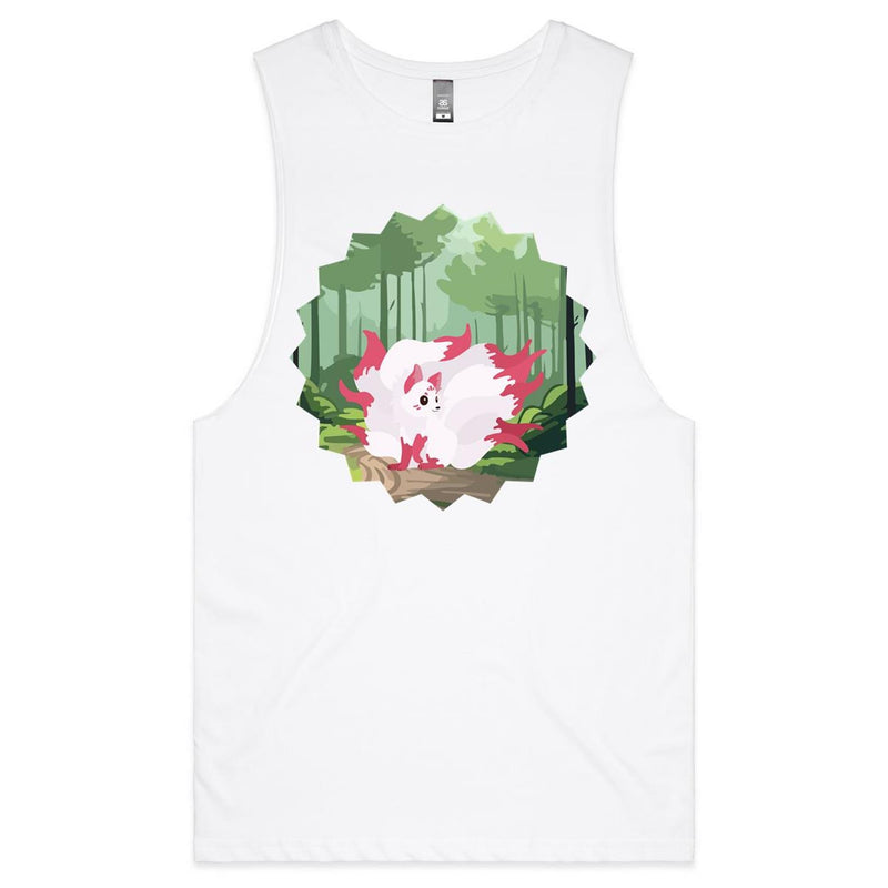 Forest Nine Tailed Fox Tank Top Ogo Merch