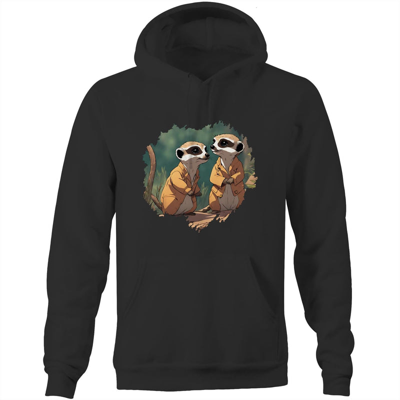 Meerkats AS Colour Stencil Pocket Hoodie Sweatshirt Ogo Merch