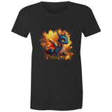 Baby Dragon AS Colour Women's Maple Organic Tee