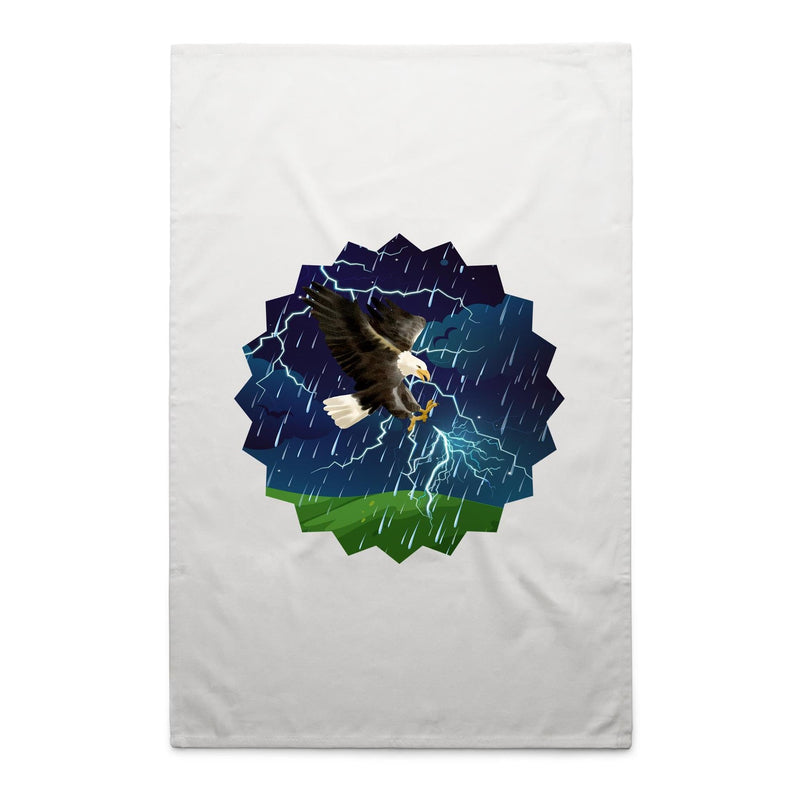Lightning Eagle AS Colour Tea Towel Ogo Merch