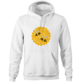 Bees AS Colour Stencil - Pocket Hoodie Sweatshirt