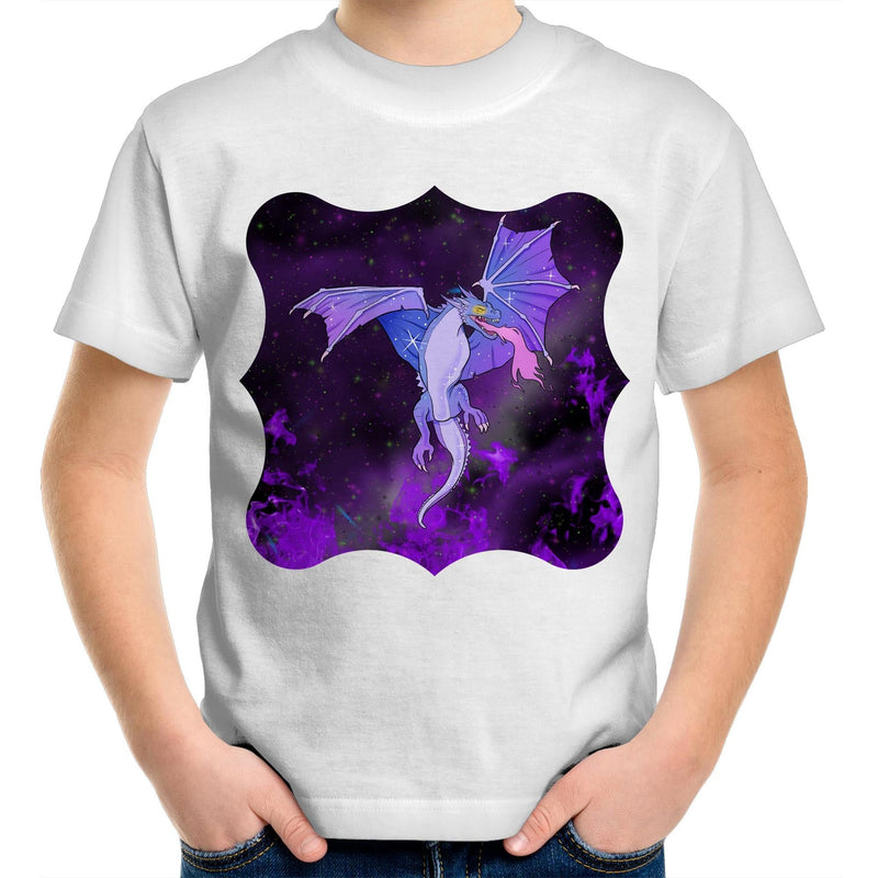 Purple Dragon AS Colour Kids Youth TShirt Ogo Merch
