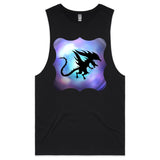 Glowing Dragon Mens Tank Top Tee