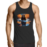 Water Bear AS Colour Lowdown - Mens Singlet Top