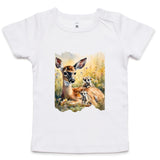 Deer and Meerkats AS Colour - Infant Wee Tee