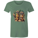 Cool Meerkats AS Colour - Women's Maple Tee