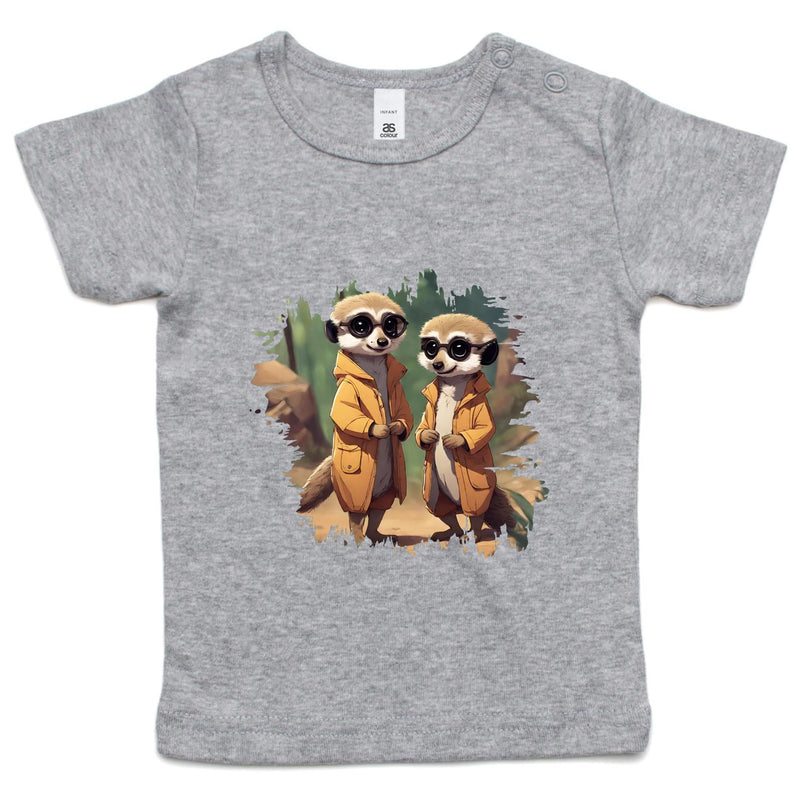 Cool Meerkats AS Colour - Infant Wee Tee Ogo Merch