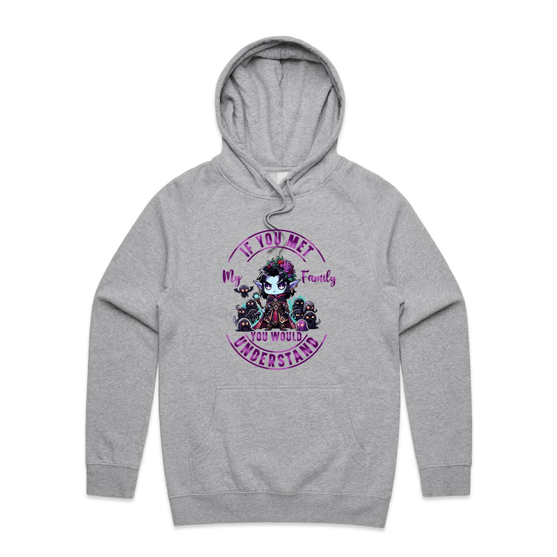 Meet my Family Angry Girl AS Colour - Supply Hood Ogo Merch