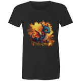 Baby Dragon AS Colour - Women's Maple Tee