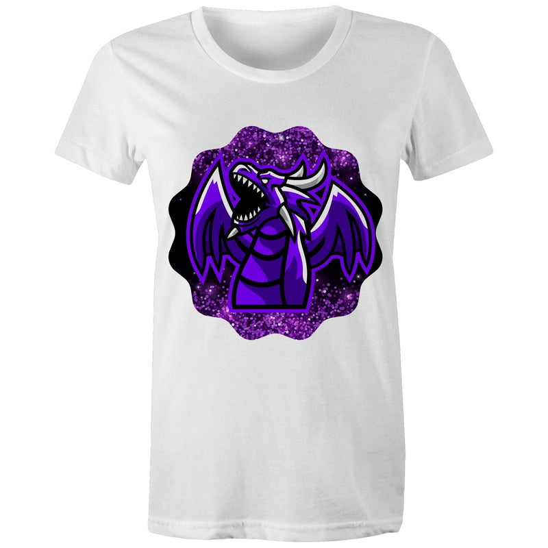 Shining Purple Dragon AS Colour Women's Maple Tee Ogo Merch