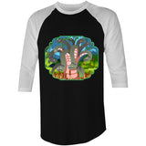 Swamp Hydra AS Colour Raglan 3/4 Sleeve TShirt