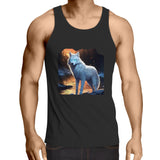 White Wolf AS Colour Lowdown - Mens Singlet Top