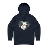 Cat in Heart AS Colour - Women's Supply Hood