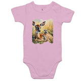 Deer and Meerkats AS Colour Mini Me - Baby Onesie Romper