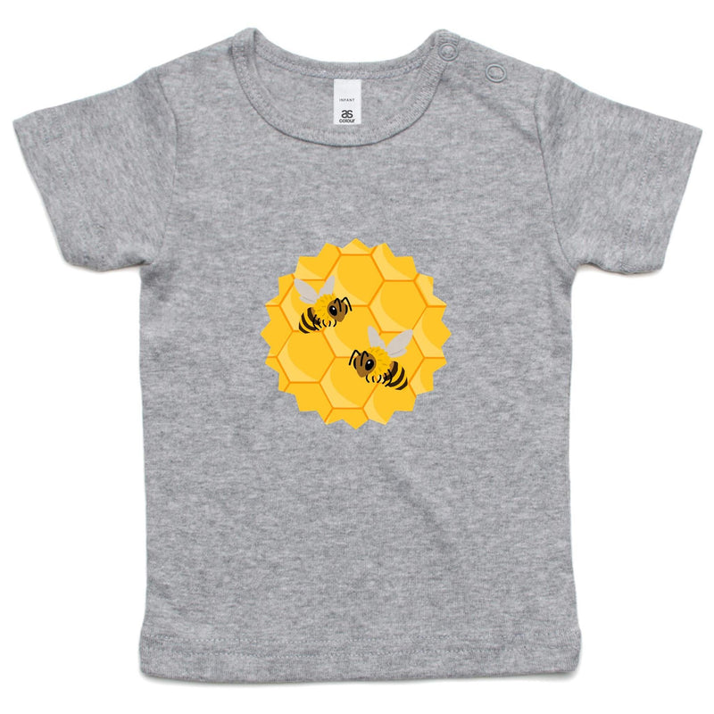 Bees AS Colour - Infant Wee Tee Ogo Merch