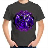 Shining Purple Dragon AS Colour Kids Youth TShirt