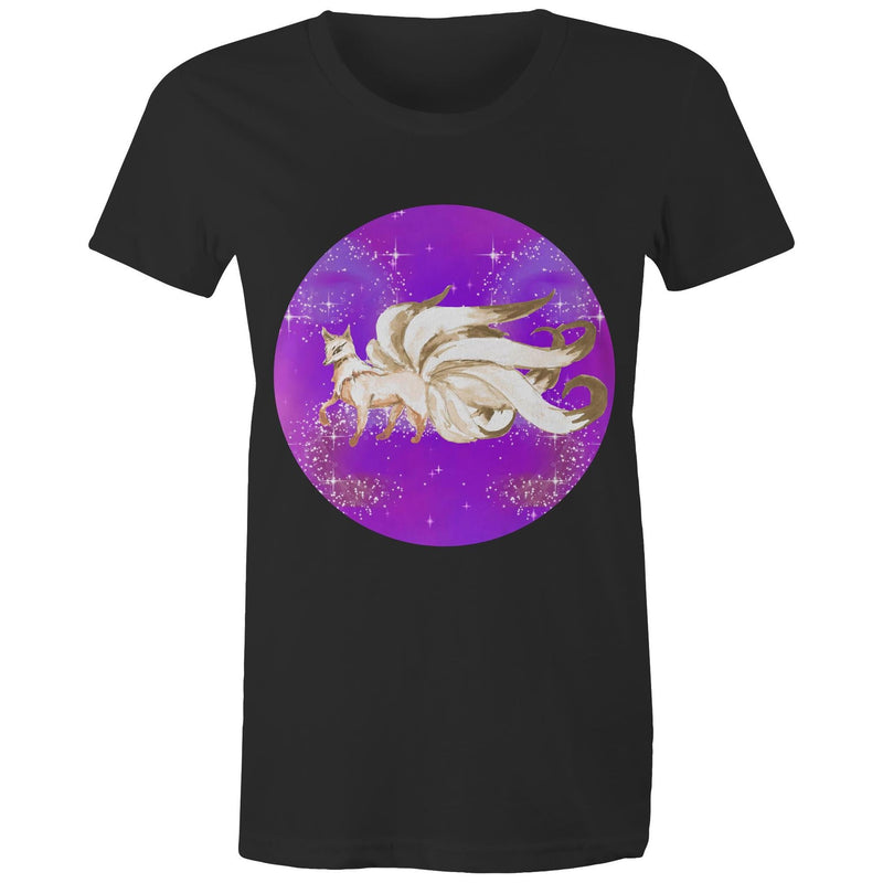 Shining Nine Tailed Fox Women's Maple Tee Ogo Merch