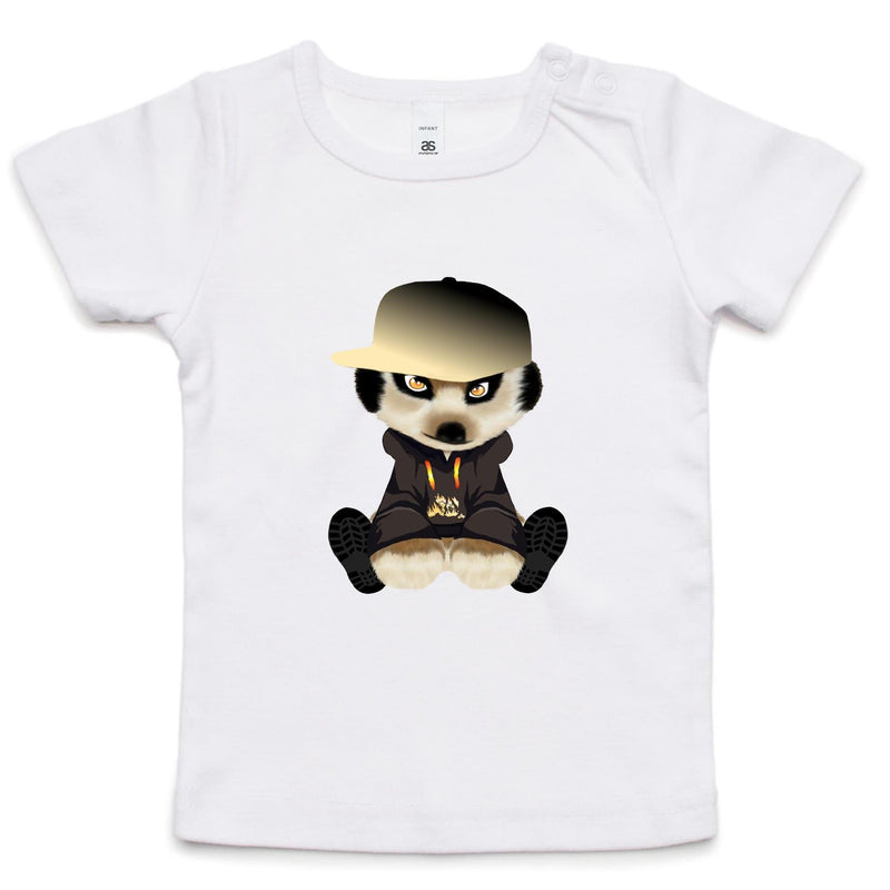 Meerkat in Cap AS Colour - Infant Wee Tee Ogo Merch