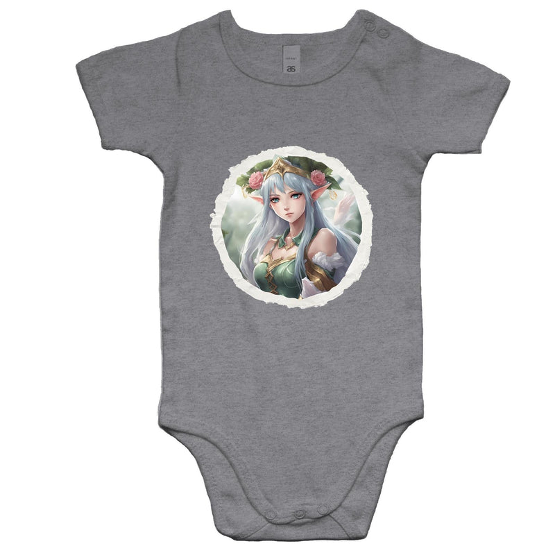 Framed Elf AS Colour Mini Me - Baby Onesie Romper Ogo Merch