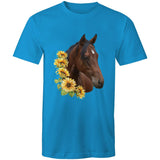 Sunflower Horse AS Colour Staple - Mens T-Shirt