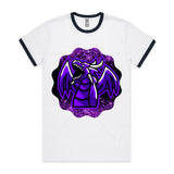 Shining Purple Dragon AS Colour Staple Ringer Tee