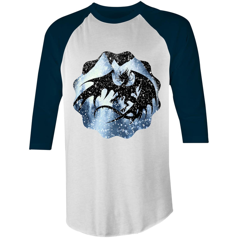 Dragon Silhouette 3/4 Sleeve TShirt Ogo Merch