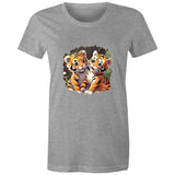 Baby Tigers AS Colour - Women's Maple Tee