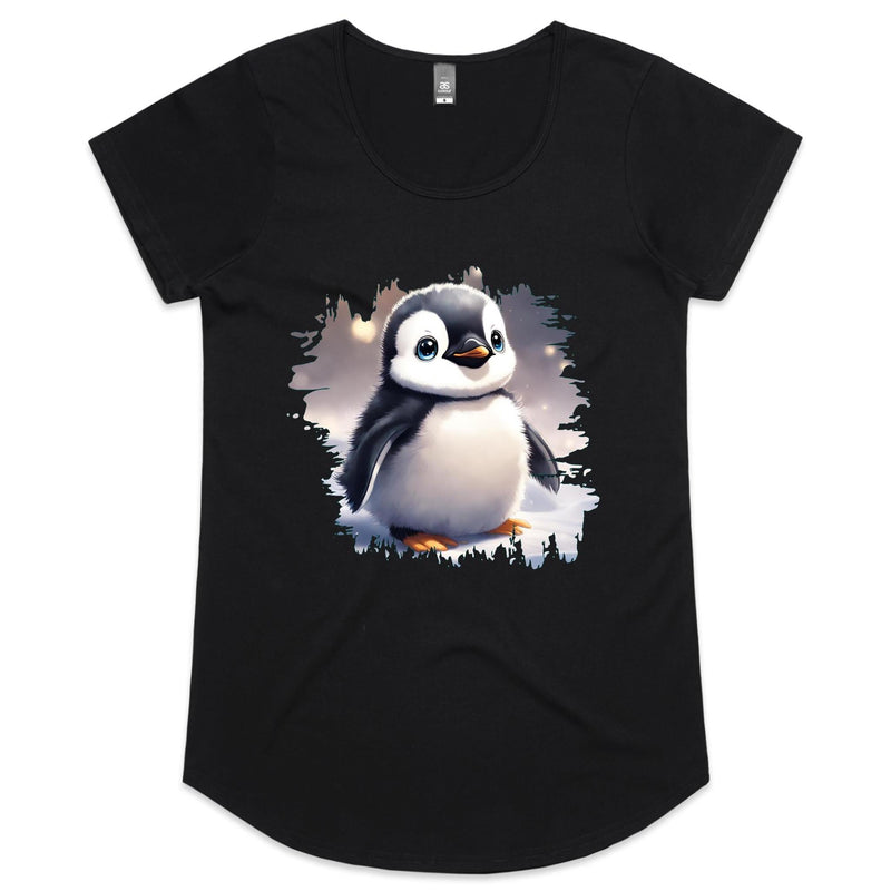 Penguin AS Colour Mali Womens Scoop Neck TShirt Ogo Merch
