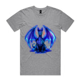 Glowing Blue Dragon AS Colour Staple Tee