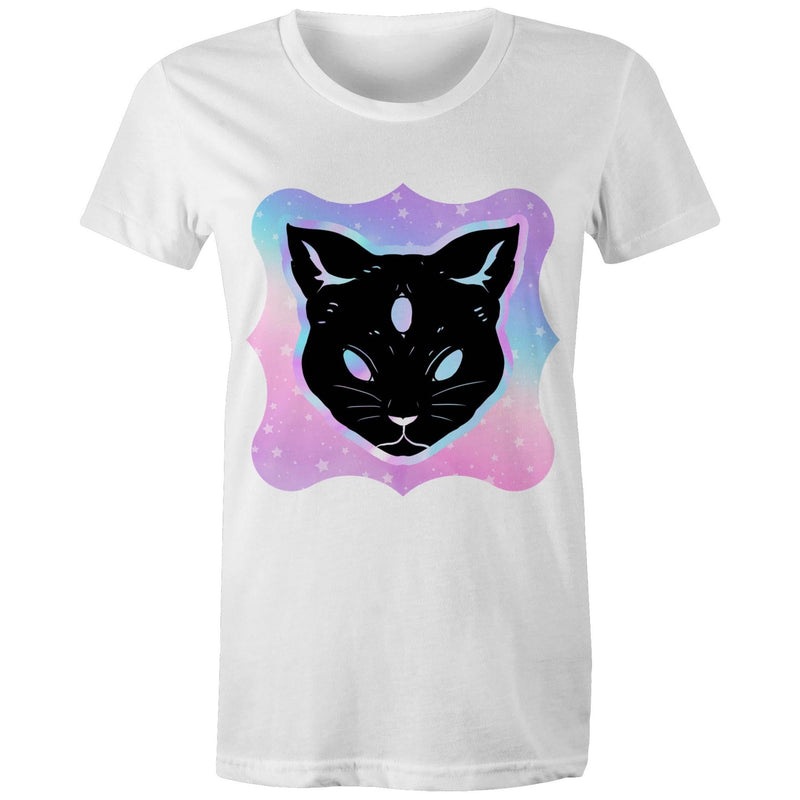 Psychic Cat AS Colour Women's Maple Tee Ogo Merch