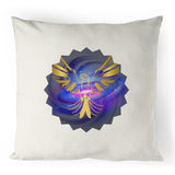 Gold Eagle 100% Linen Cushion Cover