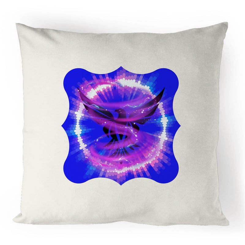 Eagle in Swirl 100% Linen Cushion Cover Ogo Merch